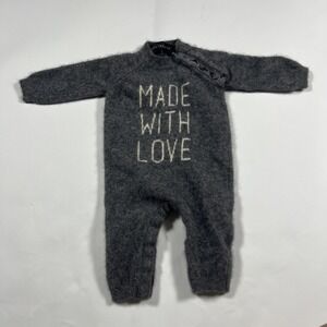 Skull Cashmere Baby One Piece Made With Love 6months